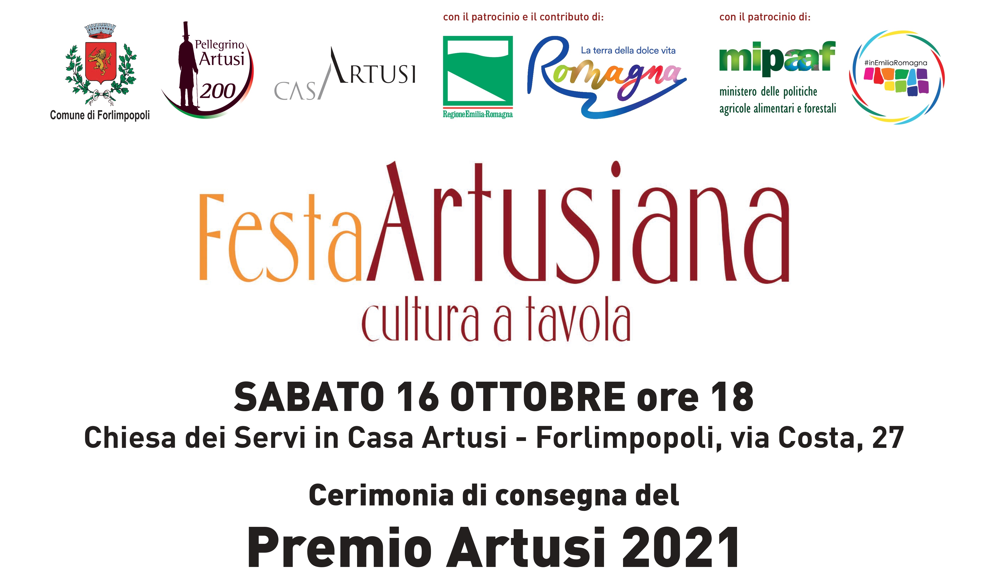 frontalino Premio Artusi 2021